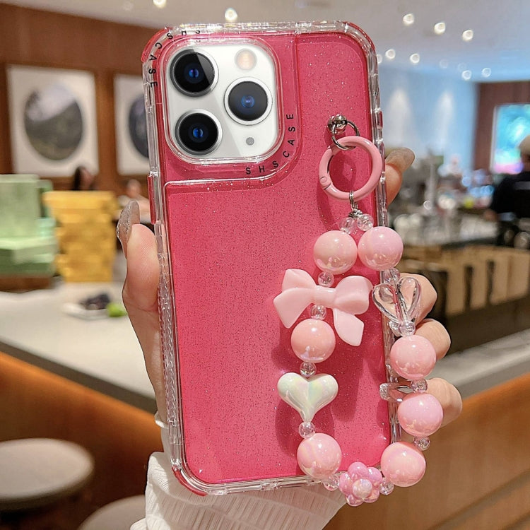 TPU + PC + 閃粉亮片全包覆手機殼附手環，適用於 iPhone 14 Pro、iPhone 14 Pro Max、iPhone 6 / 7 / 8 / SE 2020、iPhone 13 Pro Max、iPhone 13 Pro、iPhone 13、iPhone 12 / 12 Pro、iPhone 12 Pro Max