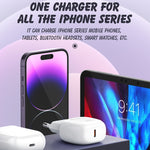 LDNIO A1206C PD27W USB-C / Type-C 快充器，附 1米 8 Pin 線，歐規插頭