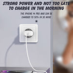 LDNIO A1206C PD27W USB-C / Type-C 快充器，附 1米 8 Pin 線，歐規插頭