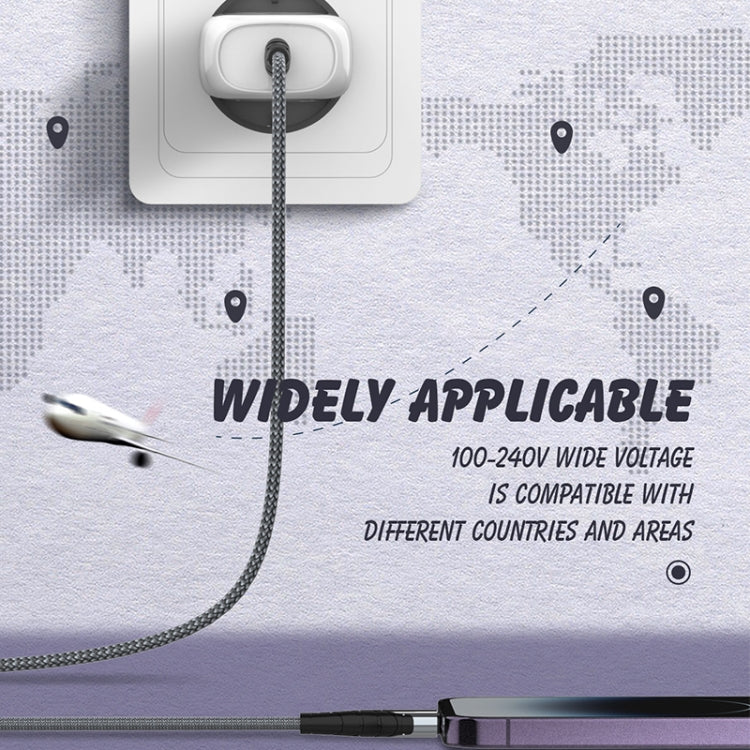LDNIO A1206C PD27W USB-C / Type-C 快充器，附 1米 8 Pin 線，歐規插頭