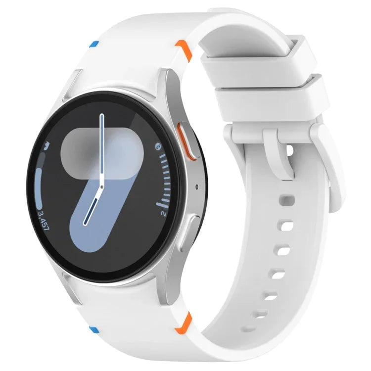 官方純色車縫矽膠錶帶，適用於三星 Galaxy Watch 7 40 / 44mm