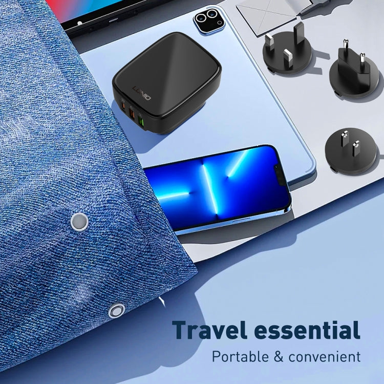 LDNIO Q334 32W Type-C + 雙 USB 埠充電器，附 1米 Micro USB 數據線，歐規插頭
