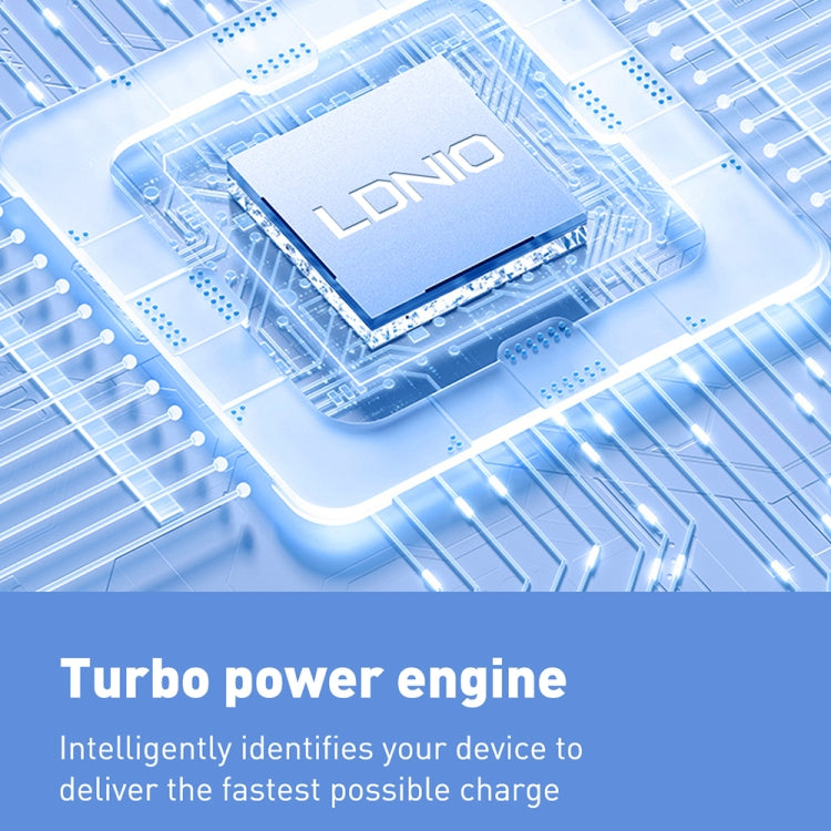 LDNIO Q334 32W Type-C + 雙 USB 埠充電器，附 1米 Micro USB 數據線，歐規插頭