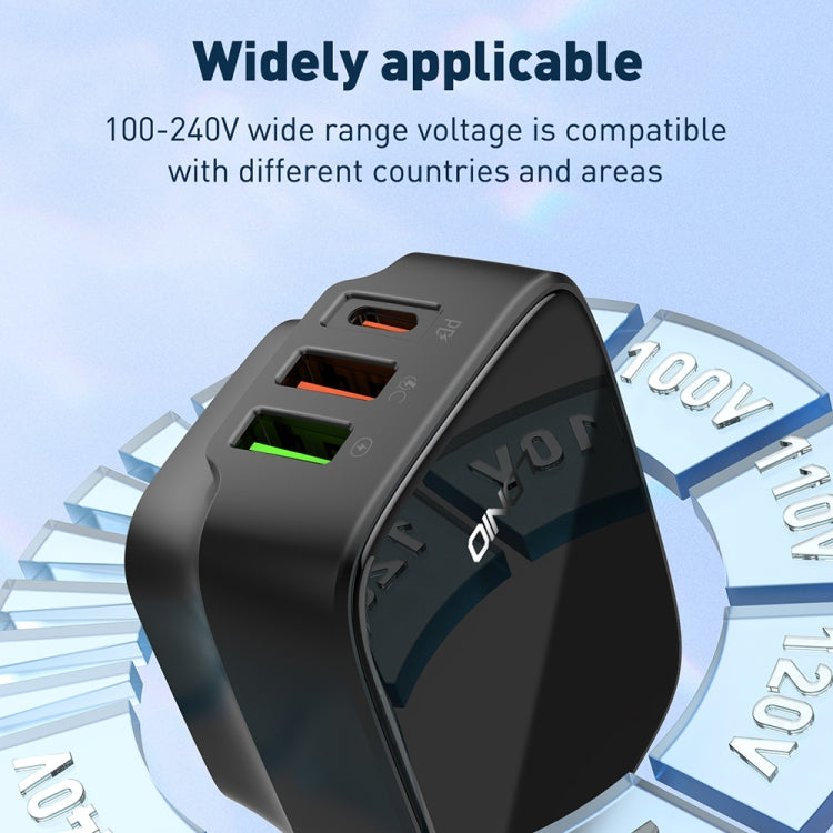 LDNIO Q334 32W Type-C + 雙 USB 埠充電器，附 1米 Micro USB 數據線，歐規插頭