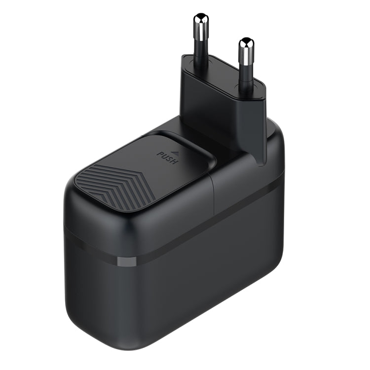 LDNIO Q367 65W GaN 三埠 USB-C / Type-C 介面充電器，附 1米 USB-C / Type-C 轉 USB-C / Type-C 數據線，歐規插頭，英規插頭，美規插頭