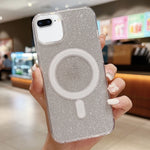 壓克力透明閃粉 MagSafe 手機殼，適用於 iPhone XS Max、iPhone 8 Plus / 7 Plus