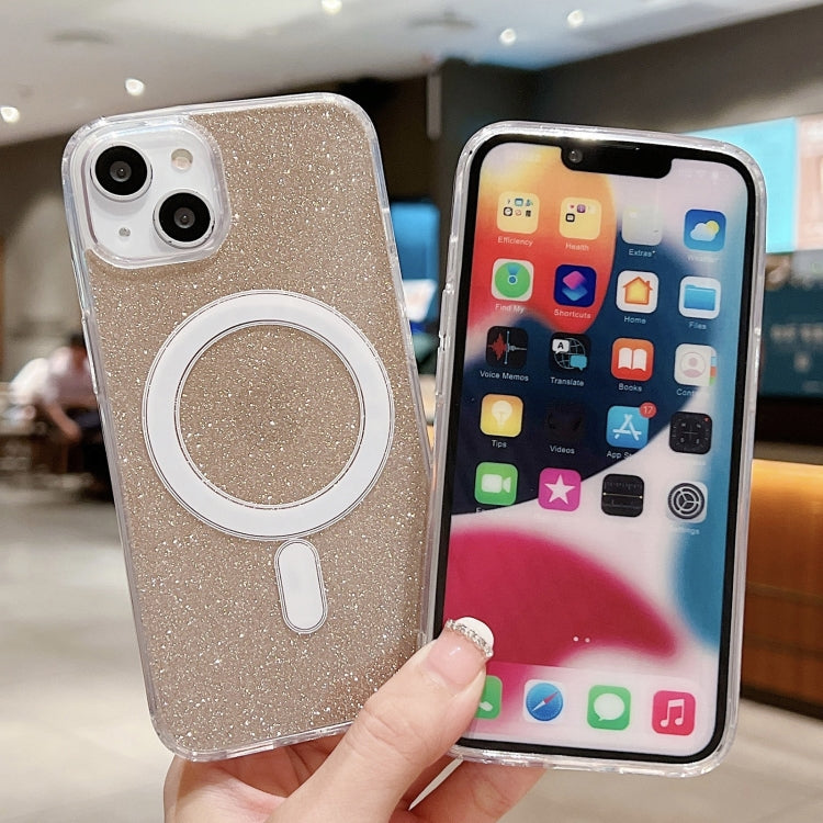 壓克力透明閃粉 MagSafe 手機殼，適用於 iPhone XS Max、iPhone 8 Plus / 7 Plus
