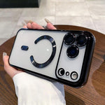 電鍍 MagSafe 手機殼，適用於 iPhone 17e / 16e、iPhone 17 Pro Max、iPhone 17 Pro、iPhone 17、iPhone Air、iPhone 16 Pro Max