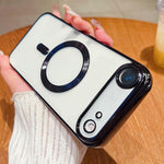 電鍍 MagSafe 手機殼，適用於 iPhone 16 Pro、iPhone 16 Plus、iPhone 16、iPhone 15 Pro Max、iPhone 15 Pro、iPhone 15 Plus