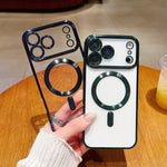 電鍍 MagSafe 手機殼，適用於 iPhone 16 Pro、iPhone 16 Plus、iPhone 16、iPhone 15 Pro Max、iPhone 15 Pro、iPhone 15 Plus