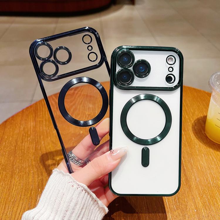 電鍍 MagSafe 手機殼，適用於 iPhone 16 Pro、iPhone 16 Plus、iPhone 16、iPhone 15 Pro Max、iPhone 15 Pro、iPhone 15 Plus