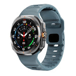 波浪紋反扣矽膠錶帶，適用於 Samsung Galaxy Watch Ultra 47mm / Ultra 2025