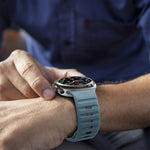 波浪紋反扣矽膠錶帶，適用於 Samsung Galaxy Watch Ultra 47mm / Ultra 2025