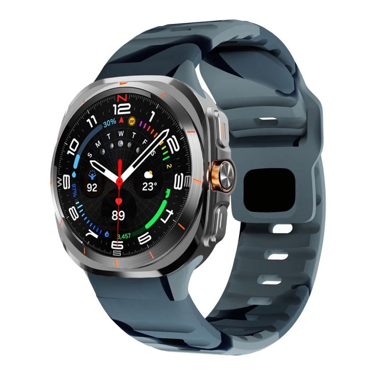 波浪紋反扣矽膠錶帶，適用於 Samsung Galaxy Watch Ultra 47mm / Ultra 2025