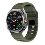 波浪紋反扣矽膠錶帶，適用於 Samsung Galaxy Watch Ultra 47mm / Ultra 2025