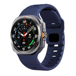 波浪紋反扣矽膠錶帶，適用於 Samsung Galaxy Watch Ultra 47mm / Ultra 2025