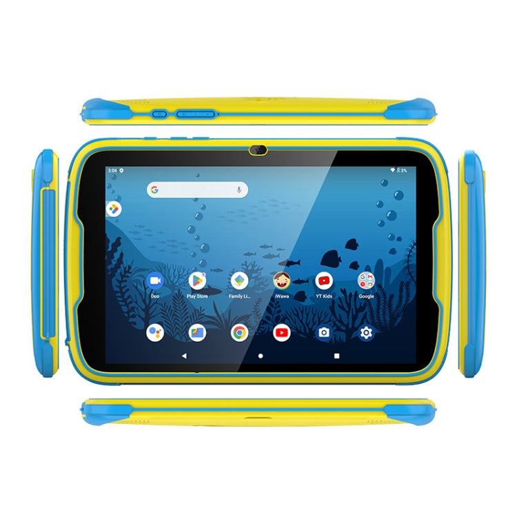 UNIWA Boxchip Tab 8 WiFi 兒童平板，8 吋 Android 13 Allwinner A523 八核心處理器 支援 Google Play，4GB+64GB