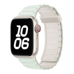 三珠磁吸環矽膠錶帶，適用於 Apple Watch Series 5 44mm