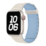三珠磁吸環矽膠錶帶，適用於 Apple Watch Series 5 44mm