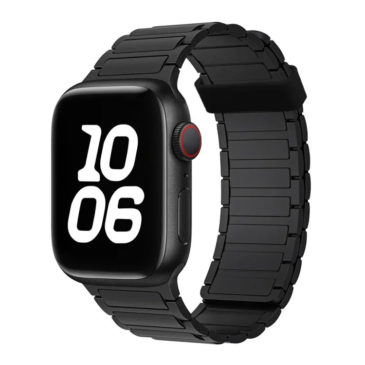 三珠磁吸環矽膠錶帶，適用於 Apple Watch Series 5 44mm