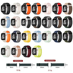 三珠磁吸環矽膠錶帶，適用於 Apple Watch Series 5 44mm
