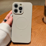 純色液態矽膠 MagSafe 磁吸手機殼，適用於 iPhone 16 Pro、iPhone 16 Plus、iPhone 16