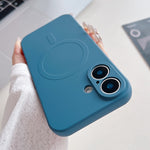 純色液態矽膠 MagSafe 磁吸手機殼，適用於 iPhone 16 Pro、iPhone 16 Plus、iPhone 16