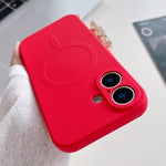 純色液態矽膠 MagSafe 磁吸手機殼，適用於 iPhone 16 Pro、iPhone 16 Plus、iPhone 16