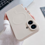 純色液態矽膠 MagSafe 磁吸手機殼，適用於 iPhone 16 Pro、iPhone 16 Plus、iPhone 16