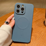 純色液態矽膠 MagSafe 磁吸手機殼，適用於 iPhone 14 Pro、iPhone 14 Pro Max、iPhone 13 Pro Max