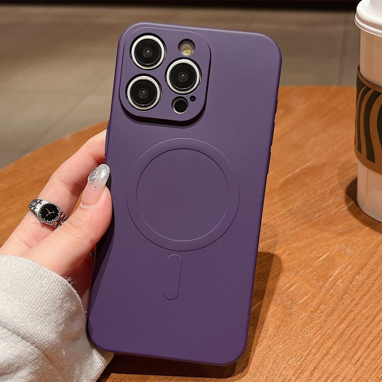純色液態矽膠 MagSafe 磁吸手機殼，適用於 iPhone 14 Pro、iPhone 14 Pro Max、iPhone 13 Pro Max