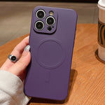 Solid Color Liquid Silicone MagSafe Magnetic Phone Case, For iPhone 12 Pro Max, For iPhone 12 Pro, For iPhone 11 Pro Max