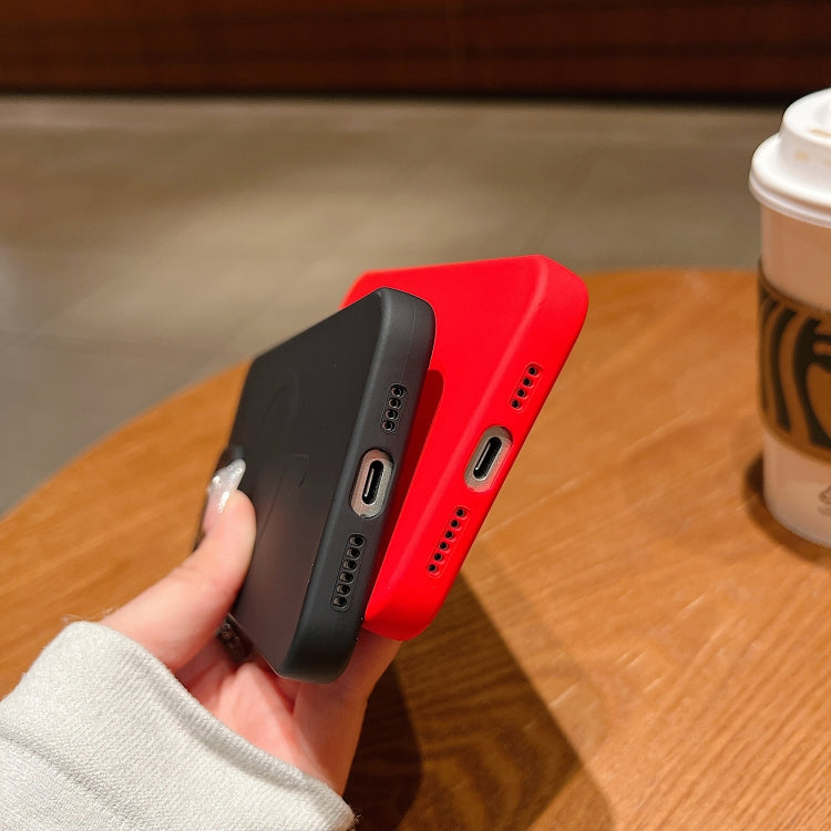 純色液態矽膠 MagSafe 磁吸手機殼，適用於 iPhone 16 Pro、iPhone 16 Plus、iPhone 16