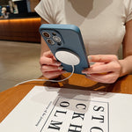 純色液態矽膠 MagSafe 磁吸手機殼，適用於 iPhone 16 Pro、iPhone 16 Plus、iPhone 16