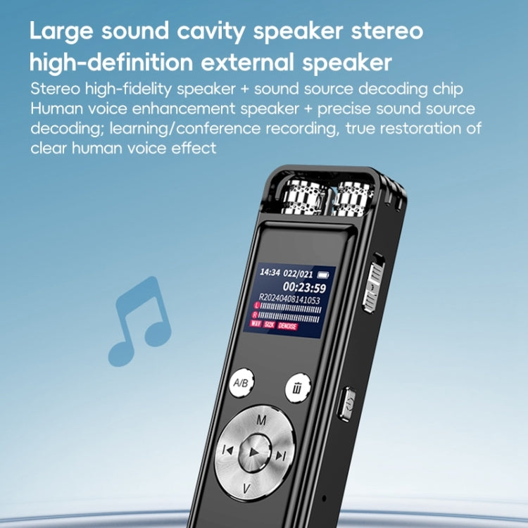 ZD43B 全向雙麥克風智慧降噪錄音筆，32GB，64GB