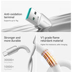 JOYROOM S-A51 Cutting-Edge 系列 3A 快充數據線，長度：1.2米，USB-A 轉 Type-C 線，USB-A 轉 8 Pin 線，Type-C 轉 Type-C 線，Type-C 轉 8 Pin 線