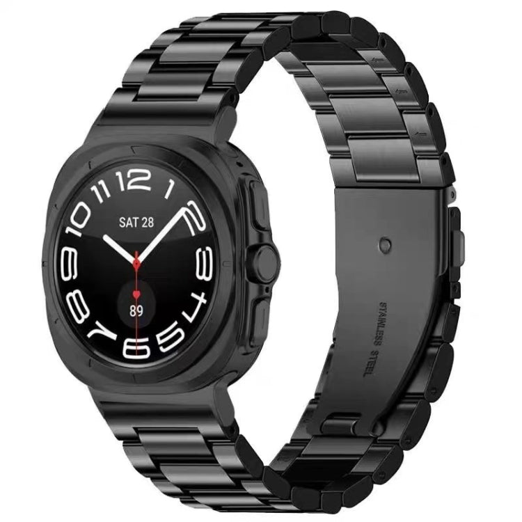Three Beads Stainless Steel Watch Band, For Galaxy Watch Ultra2 2026 / 2025 / 1 2024
