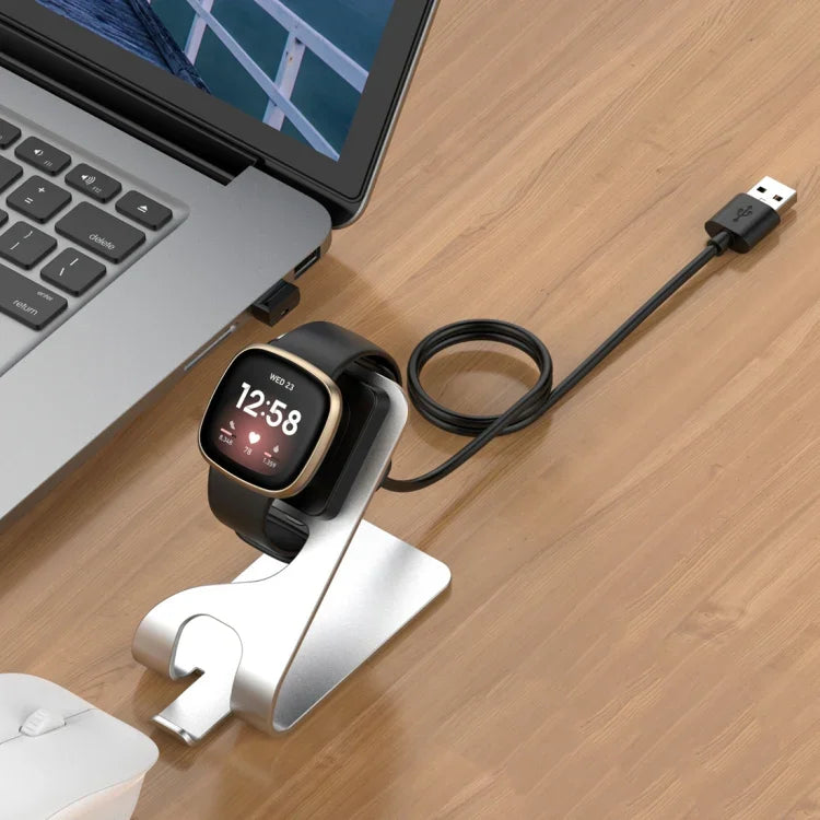 可旋轉智慧手錶快速充電金屬座充支架，適用於 Google Pixel Watch 3 41 / 45mm