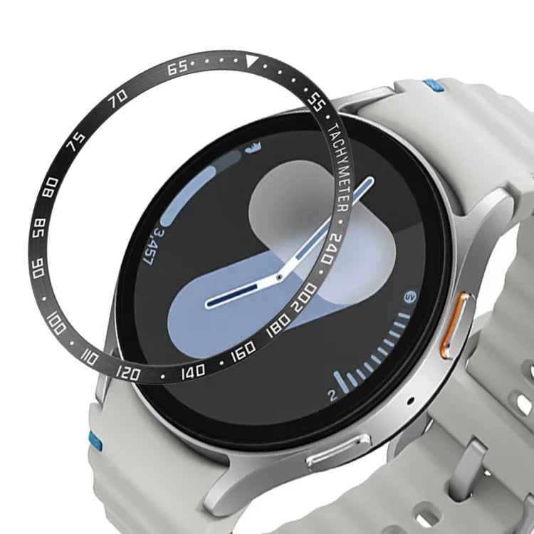 Style E 智慧手錶錶盤不鏽鋼錶圈蓋，適用於 Samsung Galaxy Watch Ultra 47mm，適用於 Samsung Galaxy Watch 7 44mm，適用於 Samsung Galaxy Watch 7 40mm