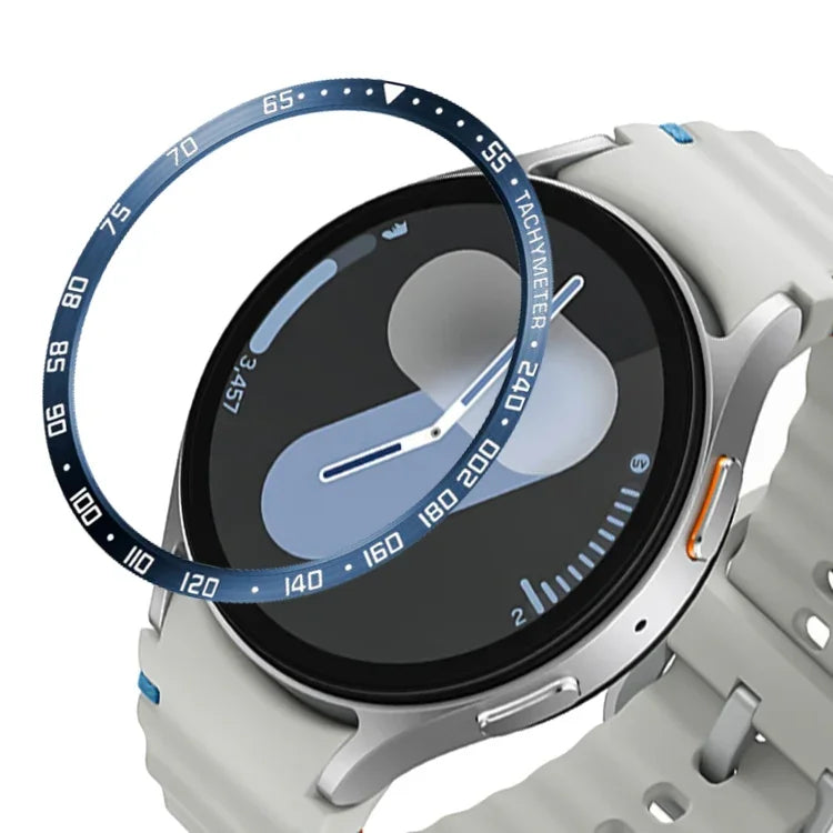 Style E 智慧手錶錶盤不鏽鋼錶圈蓋，適用於 Samsung Galaxy Watch Ultra 47mm，適用於 Samsung Galaxy Watch 7 44mm，適用於 Samsung Galaxy Watch 7 40mm