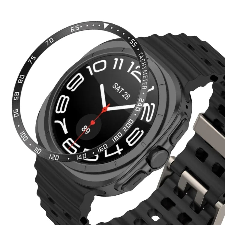 Style E 智慧手錶錶盤不鏽鋼錶圈蓋，適用於 Samsung Galaxy Watch Ultra 47mm，適用於 Samsung Galaxy Watch 7 44mm，適用於 Samsung Galaxy Watch 7 40mm