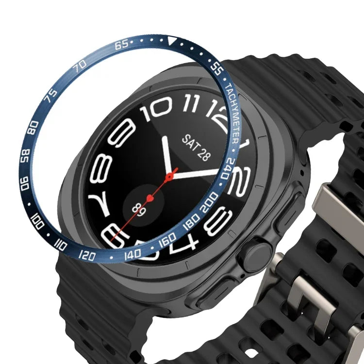 Style E 智慧手錶錶盤不鏽鋼錶圈蓋，適用於 Samsung Galaxy Watch Ultra 47mm，適用於 Samsung Galaxy Watch 7 44mm，適用於 Samsung Galaxy Watch 7 40mm