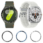 Style E 智慧手錶錶盤不鏽鋼錶圈蓋，適用於 Samsung Galaxy Watch Ultra 47mm，適用於 Samsung Galaxy Watch 7 44mm，適用於 Samsung Galaxy Watch 7 40mm