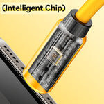 WK WDC-29 彈性正品矽膠 1米 PD30W Type-C 轉 8 Pin 快充數據線，WDC-29