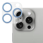閃粉戒指鋼化玻璃相機鏡頭保護膜，適用於 iPhone 17，適用於 iPhone 16 Pro / 16 Pro Max，適用於 iPhone 16 / 16 Plus