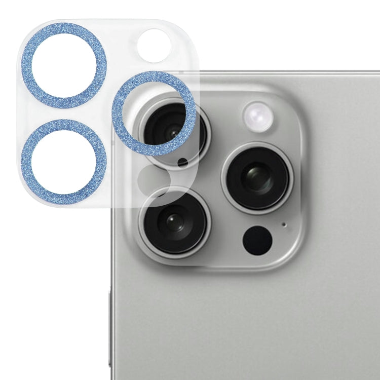 閃粉戒指鋼化玻璃相機鏡頭保護膜，適用於 iPhone 17，適用於 iPhone 16 Pro / 16 Pro Max，適用於 iPhone 16 / 16 Plus