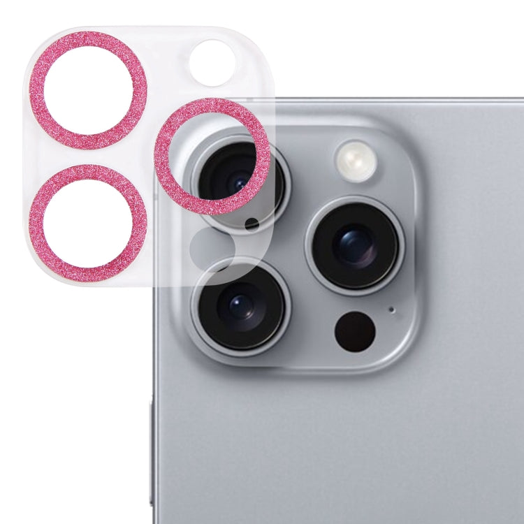 閃粉戒指鋼化玻璃相機鏡頭保護膜，適用於 iPhone 17，適用於 iPhone 16 Pro / 16 Pro Max，適用於 iPhone 16 / 16 Plus
