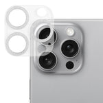 閃粉戒指鋼化玻璃相機鏡頭保護膜，適用於 iPhone 17，適用於 iPhone 16 Pro / 16 Pro Max，適用於 iPhone 16 / 16 Plus