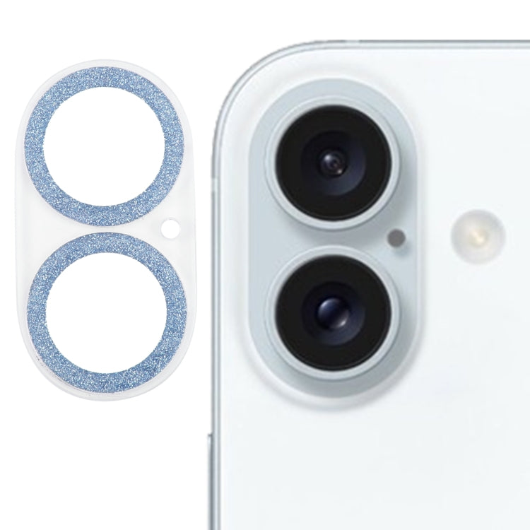閃粉戒指鋼化玻璃相機鏡頭保護膜，適用於 iPhone 17，適用於 iPhone 16 Pro / 16 Pro Max，適用於 iPhone 16 / 16 Plus