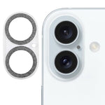 閃粉戒指鋼化玻璃相機鏡頭保護膜，適用於 iPhone 17，適用於 iPhone 16 Pro / 16 Pro Max，適用於 iPhone 16 / 16 Plus